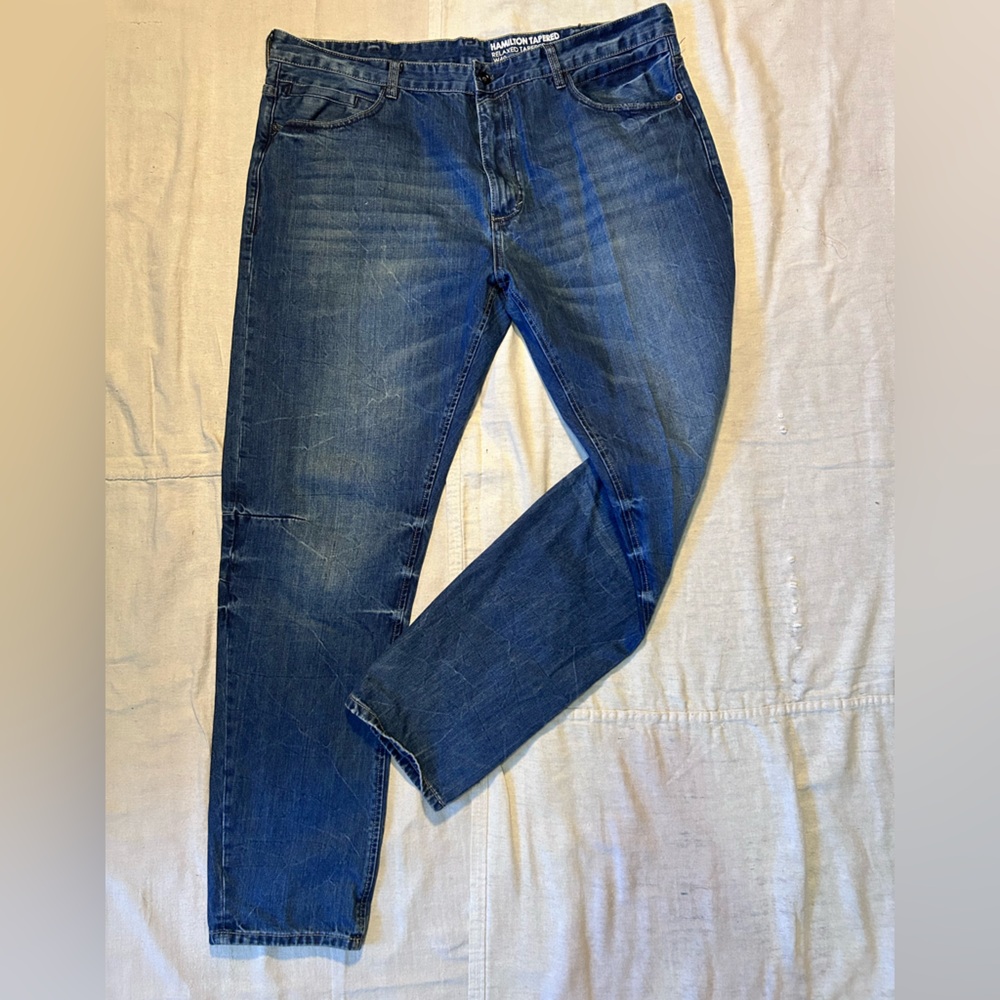 Sean Jean Hamilton Tapered jeans relaxed tapered fit medium dark blue - Picture 2 of 11